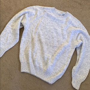 Gray sweater